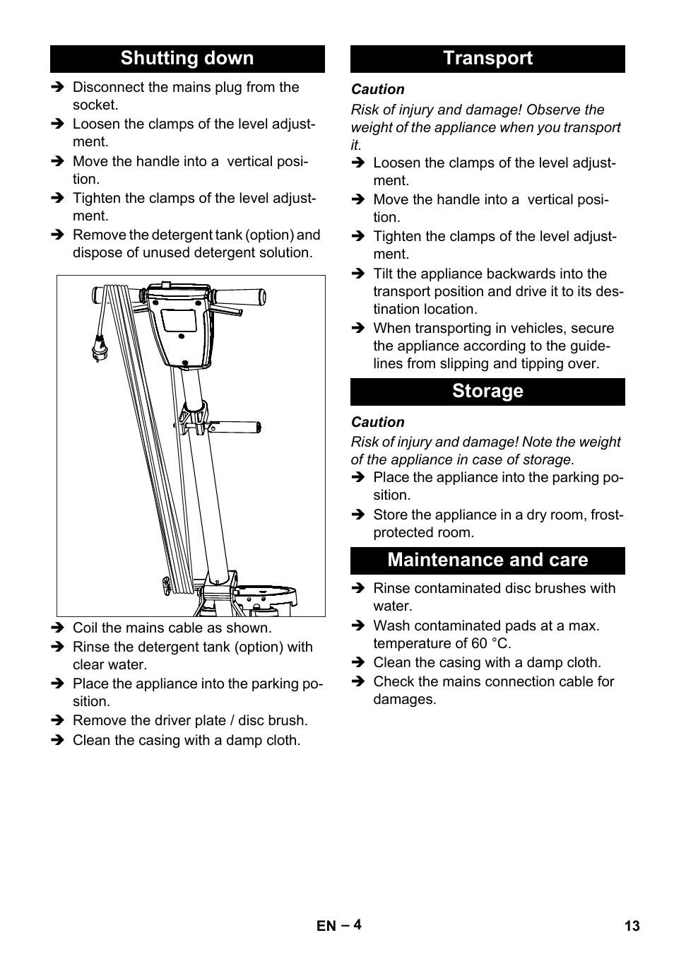 Karcher BDS 43-180 C User Manual | Page 13 / 204