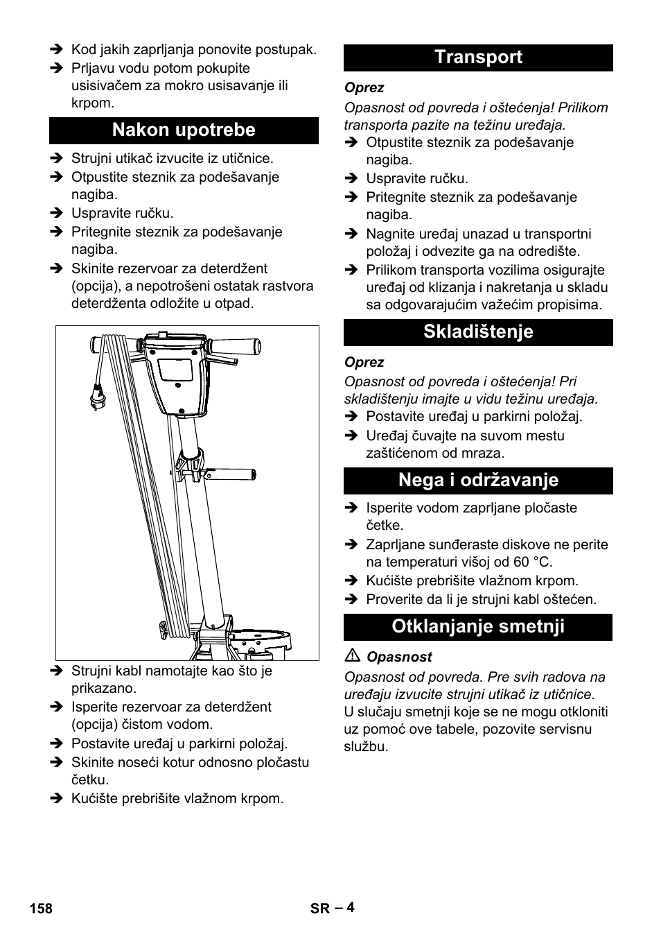 Karcher BDS 43-180 C User Manual | Page 158 / 204