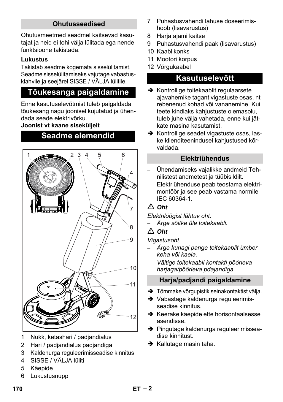 Karcher BDS 43-180 C User Manual | Page 170 / 204