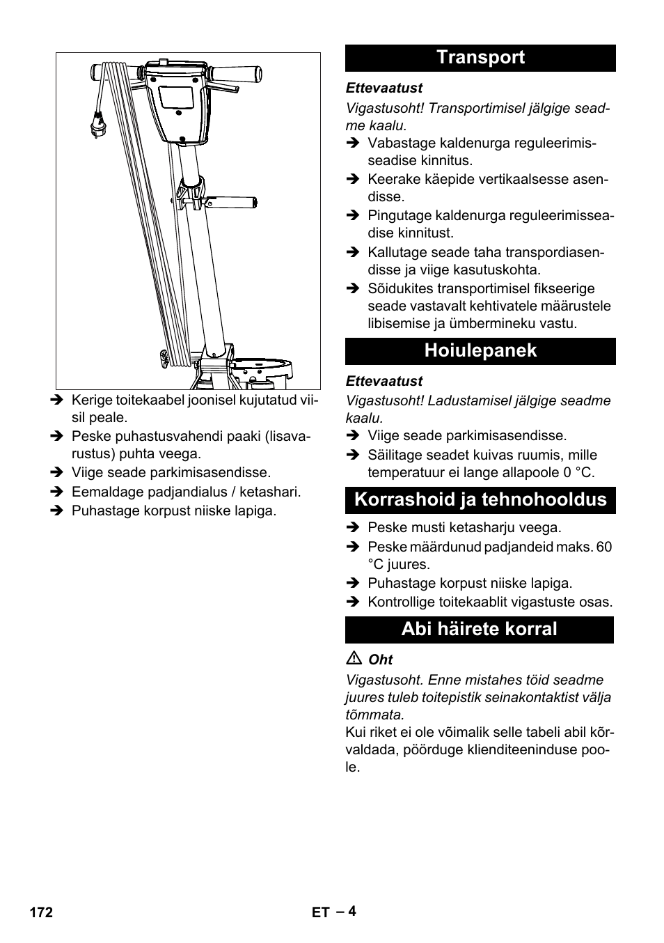 Karcher BDS 43-180 C User Manual | Page 172 / 204