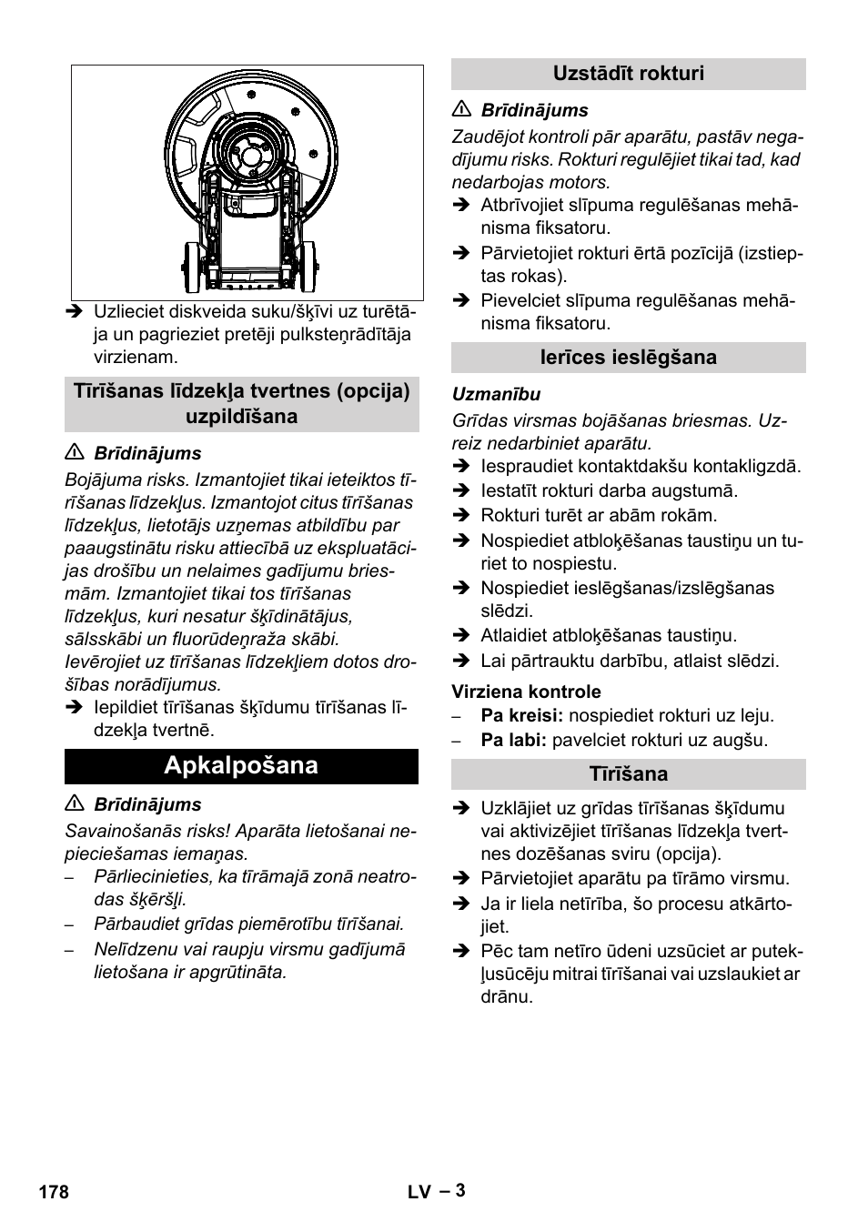 Apkalpošana | Karcher BDS 43-180 C User Manual | Page 178 / 204