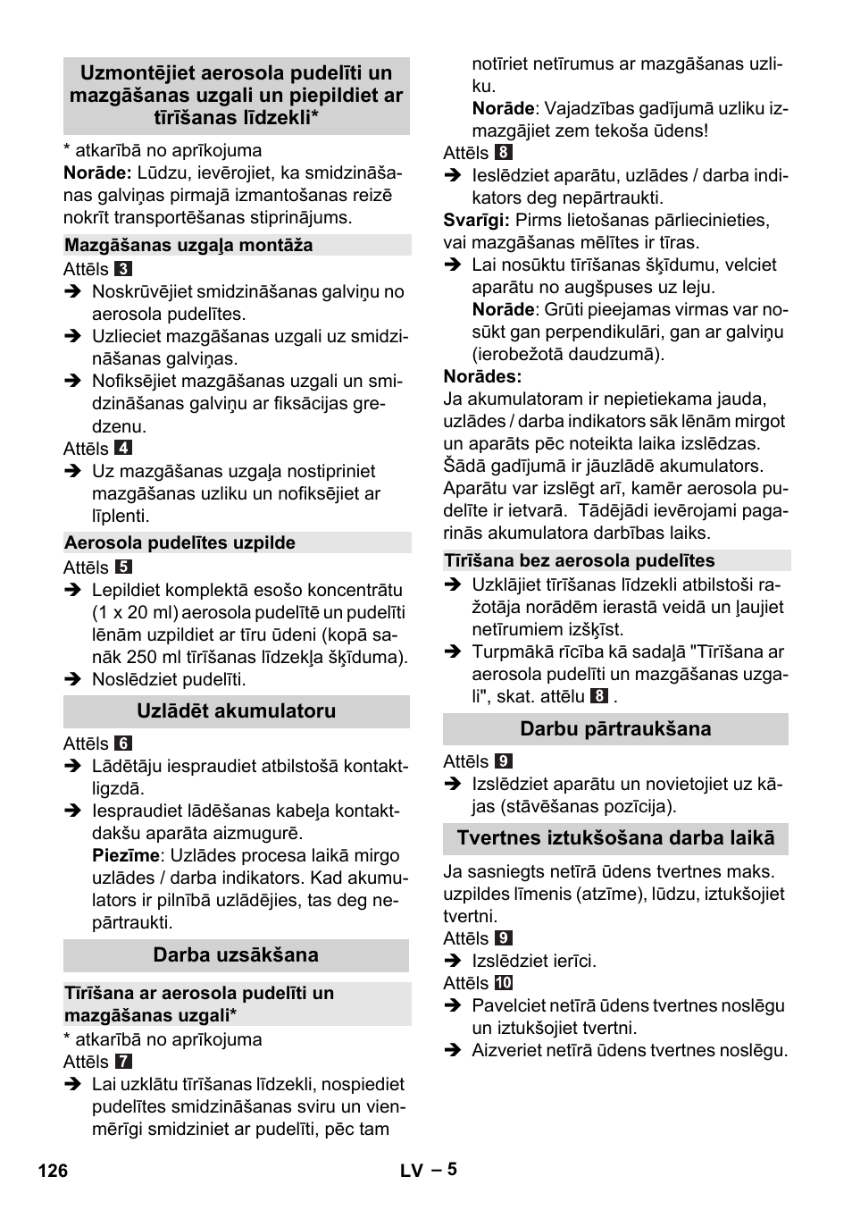 Karcher WV 50 Plus User Manual | Page 126 / 152