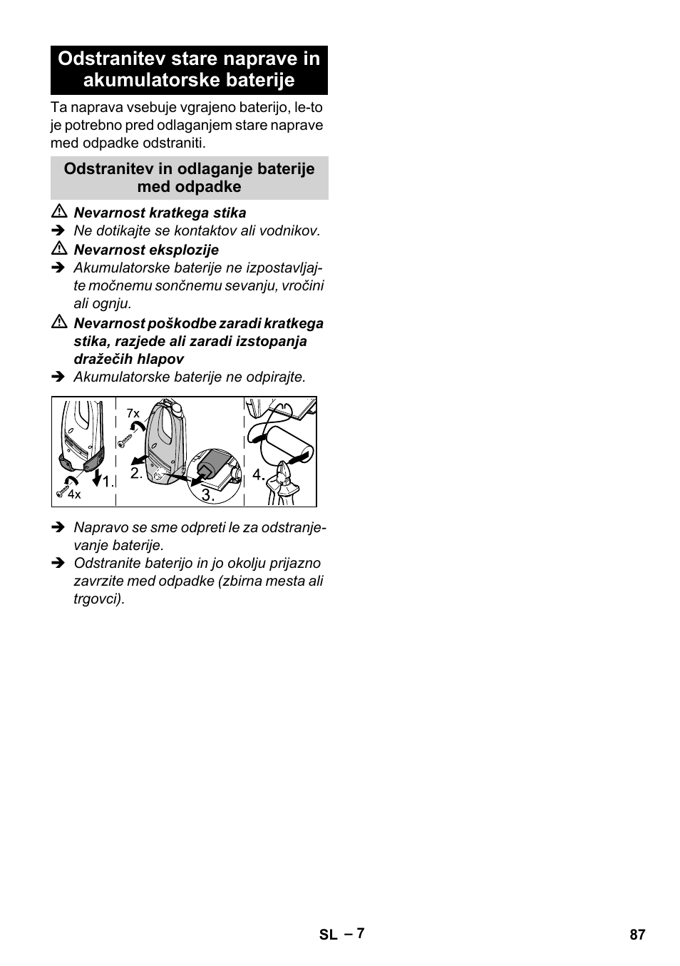 Karcher WV 50 Plus User Manual | Page 87 / 152