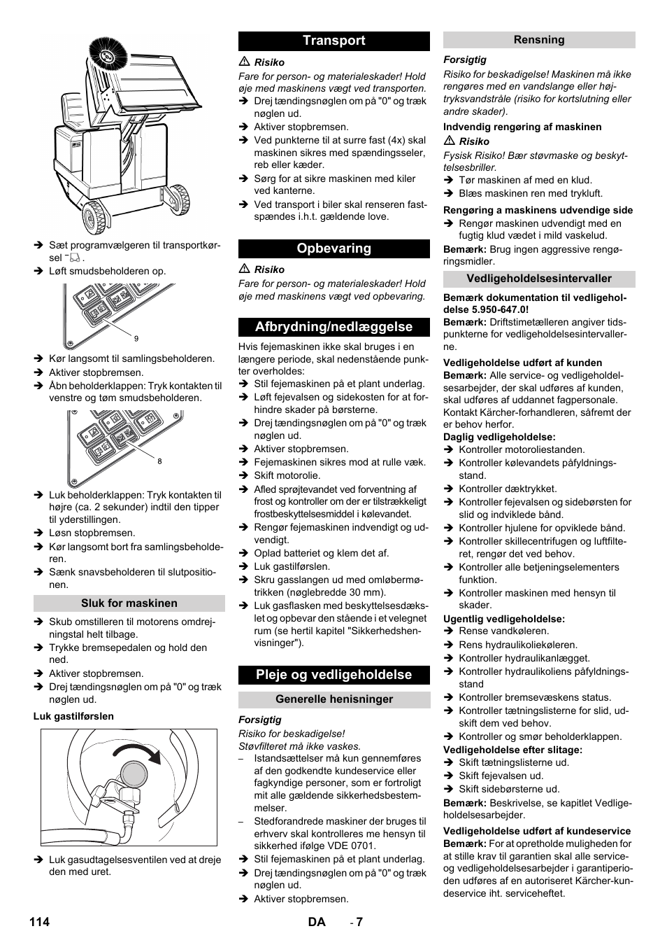 Karcher KM 130-300 R Lpg User Manual | Page 114 / 448