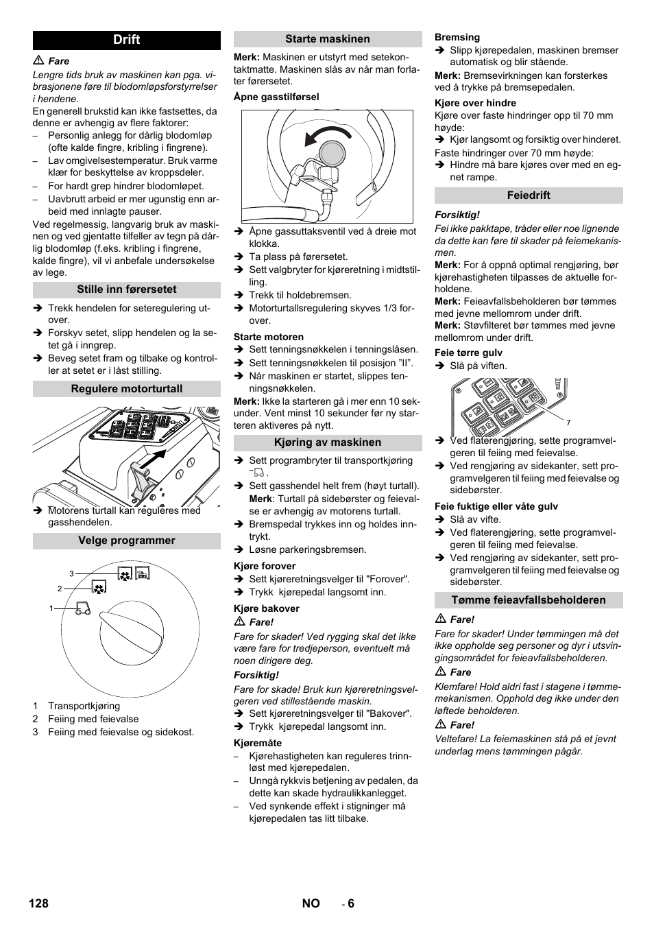 Drift | Karcher KM 130-300 R Lpg User Manual | Page 128 / 448