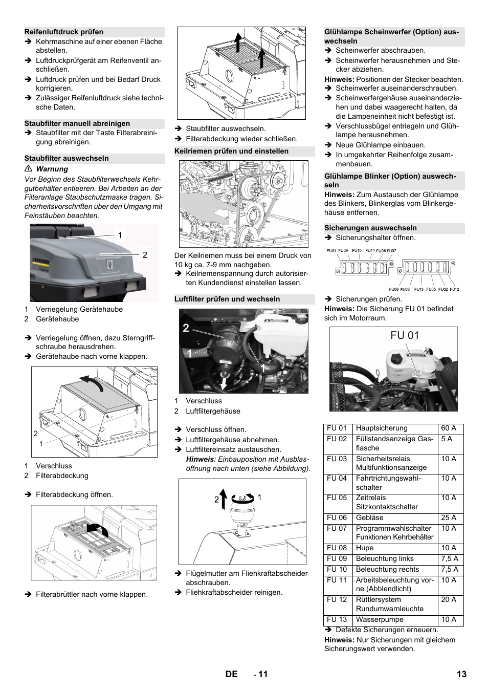 Karcher KM 130-300 R Lpg User Manual | Page 13 / 448