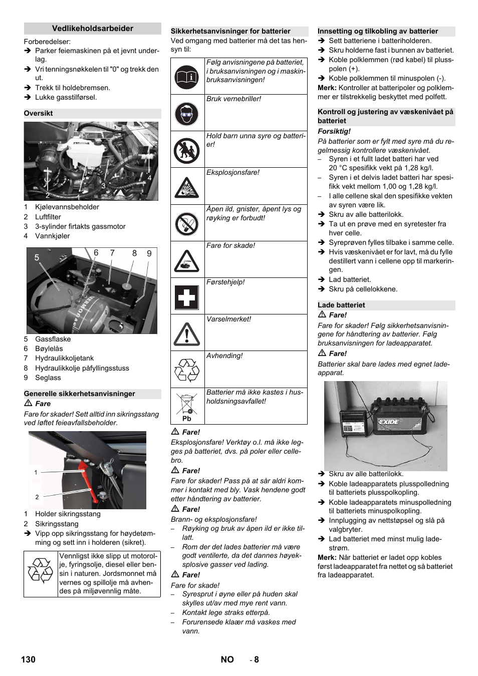 Karcher KM 130-300 R Lpg User Manual | Page 130 / 448