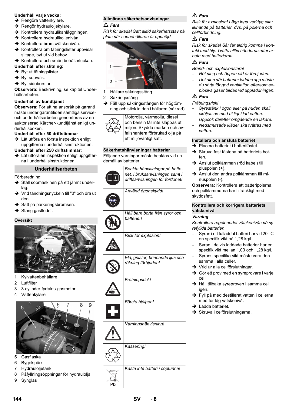 Karcher KM 130-300 R Lpg User Manual | Page 144 / 448