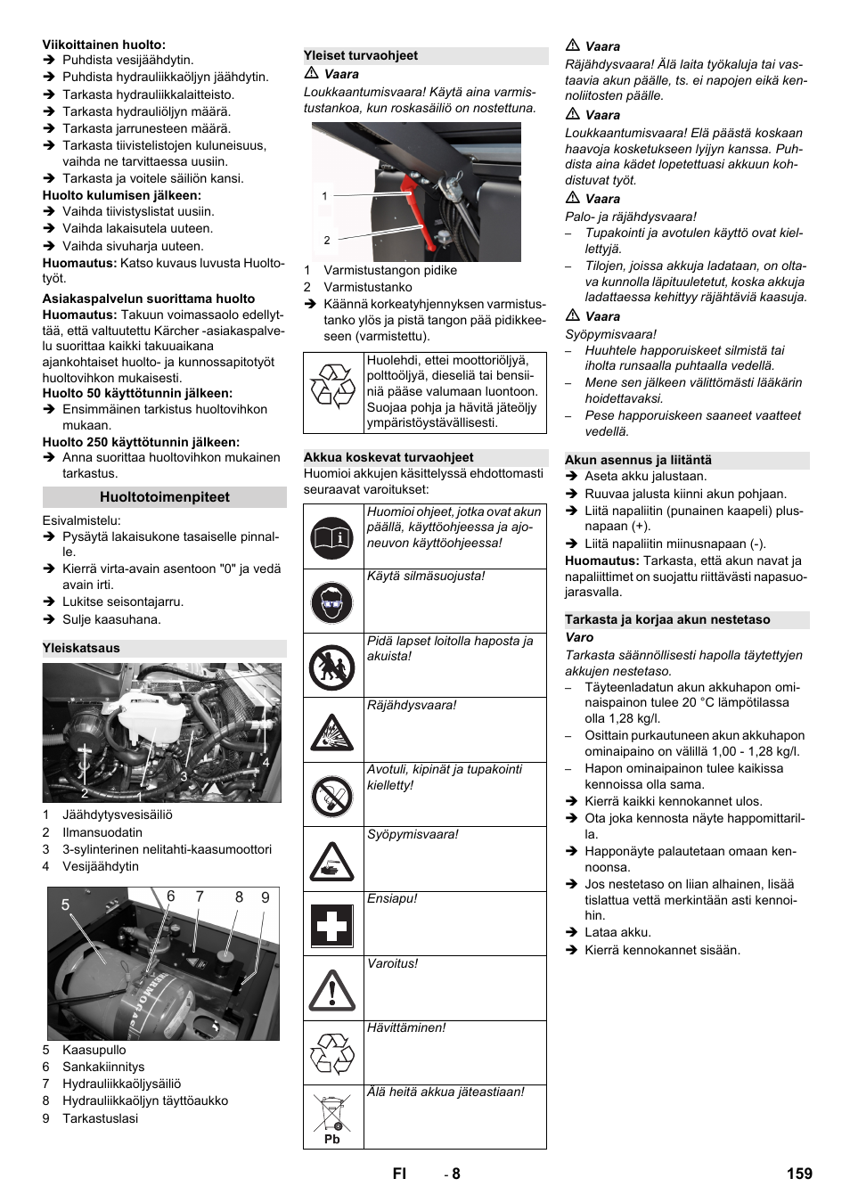 Karcher KM 130-300 R Lpg User Manual | Page 159 / 448