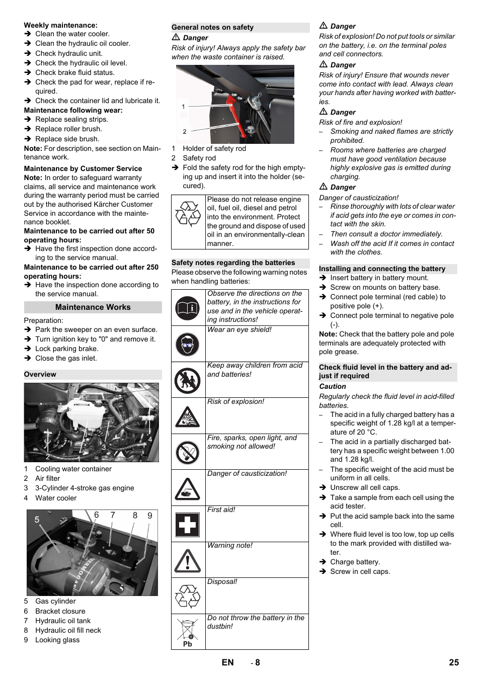 Karcher KM 130-300 R Lpg User Manual | Page 25 / 448