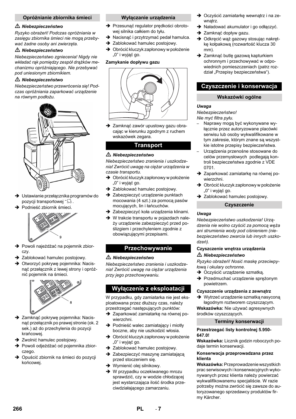 Karcher KM 130-300 R Lpg User Manual | Page 266 / 448