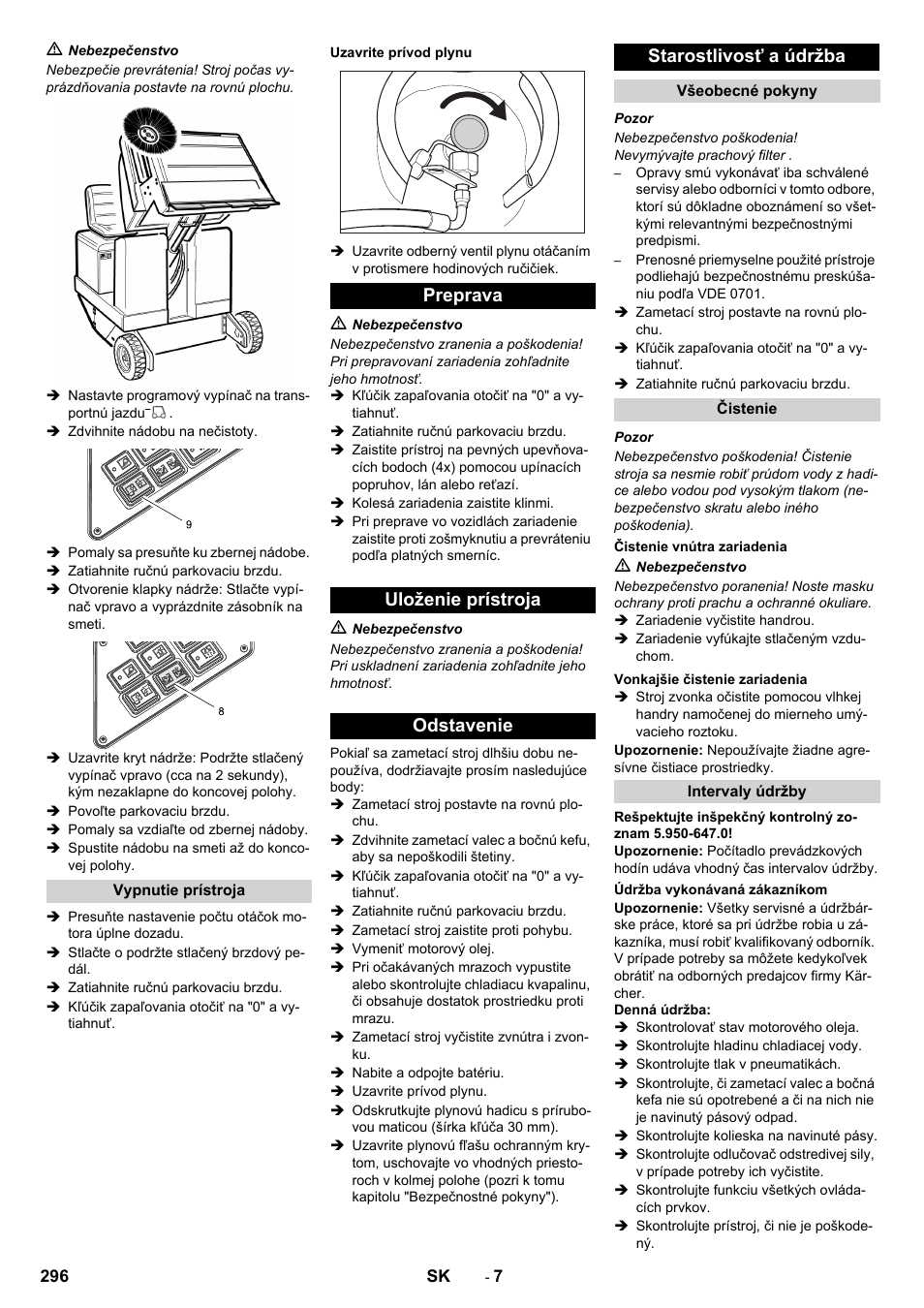 Karcher KM 130-300 R Lpg User Manual | Page 296 / 448