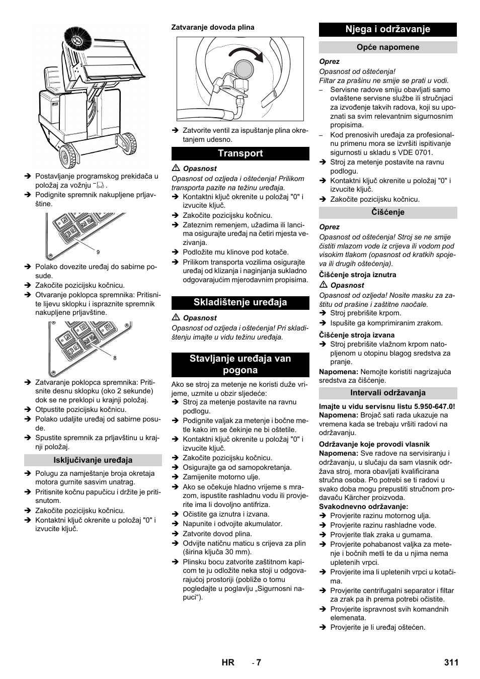 Karcher KM 130-300 R Lpg User Manual | Page 311 / 448