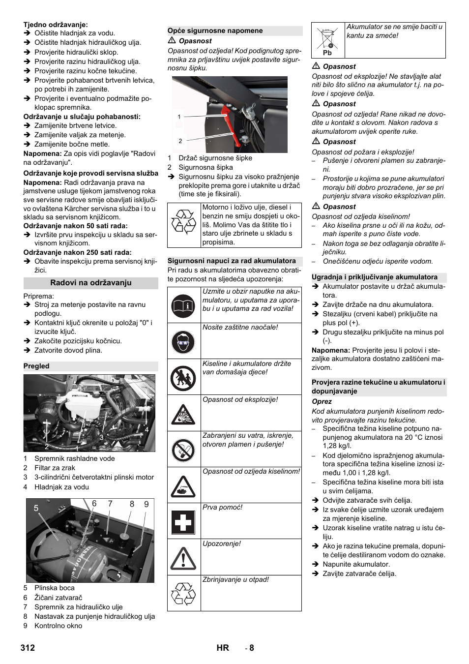 Karcher KM 130-300 R Lpg User Manual | Page 312 / 448