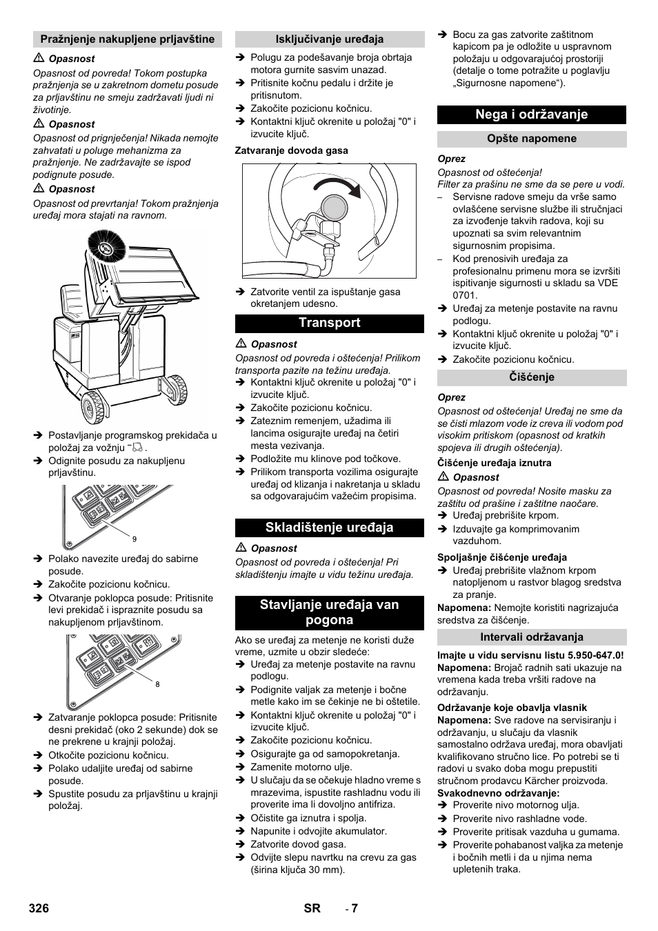Karcher KM 130-300 R Lpg User Manual | Page 326 / 448