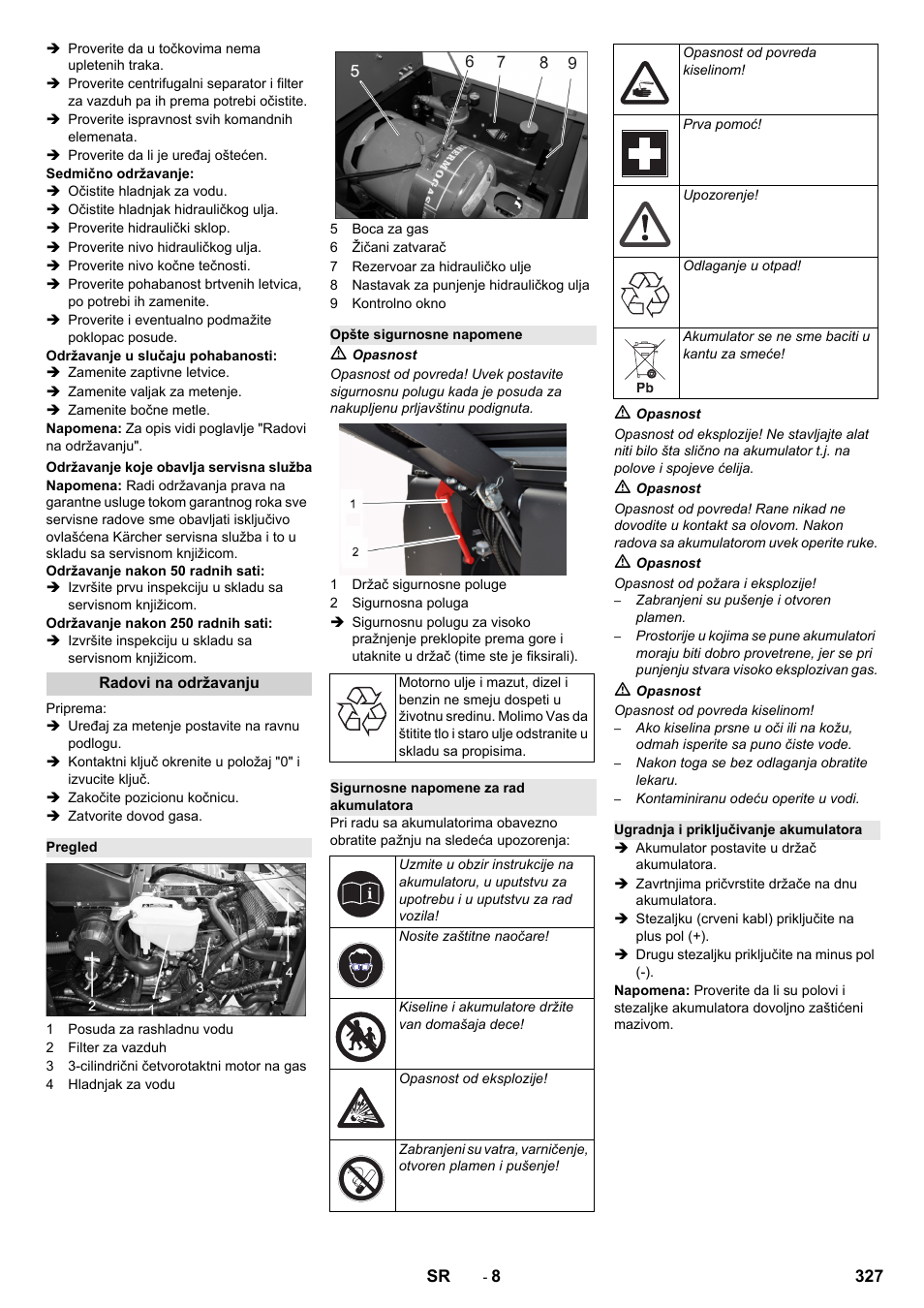 Karcher KM 130-300 R Lpg User Manual | Page 327 / 448