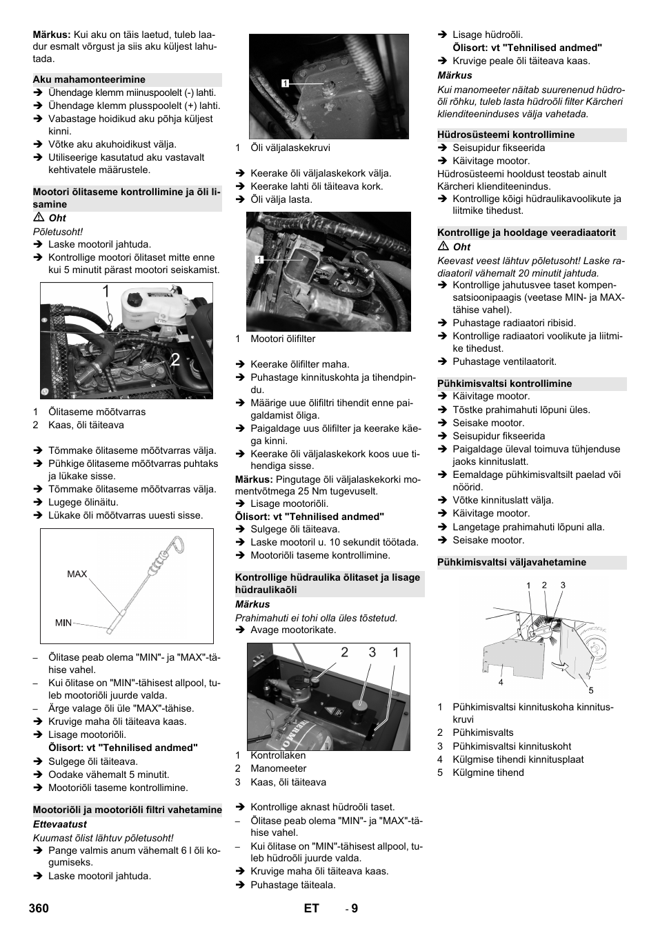 Karcher KM 130-300 R Lpg User Manual | Page 360 / 448