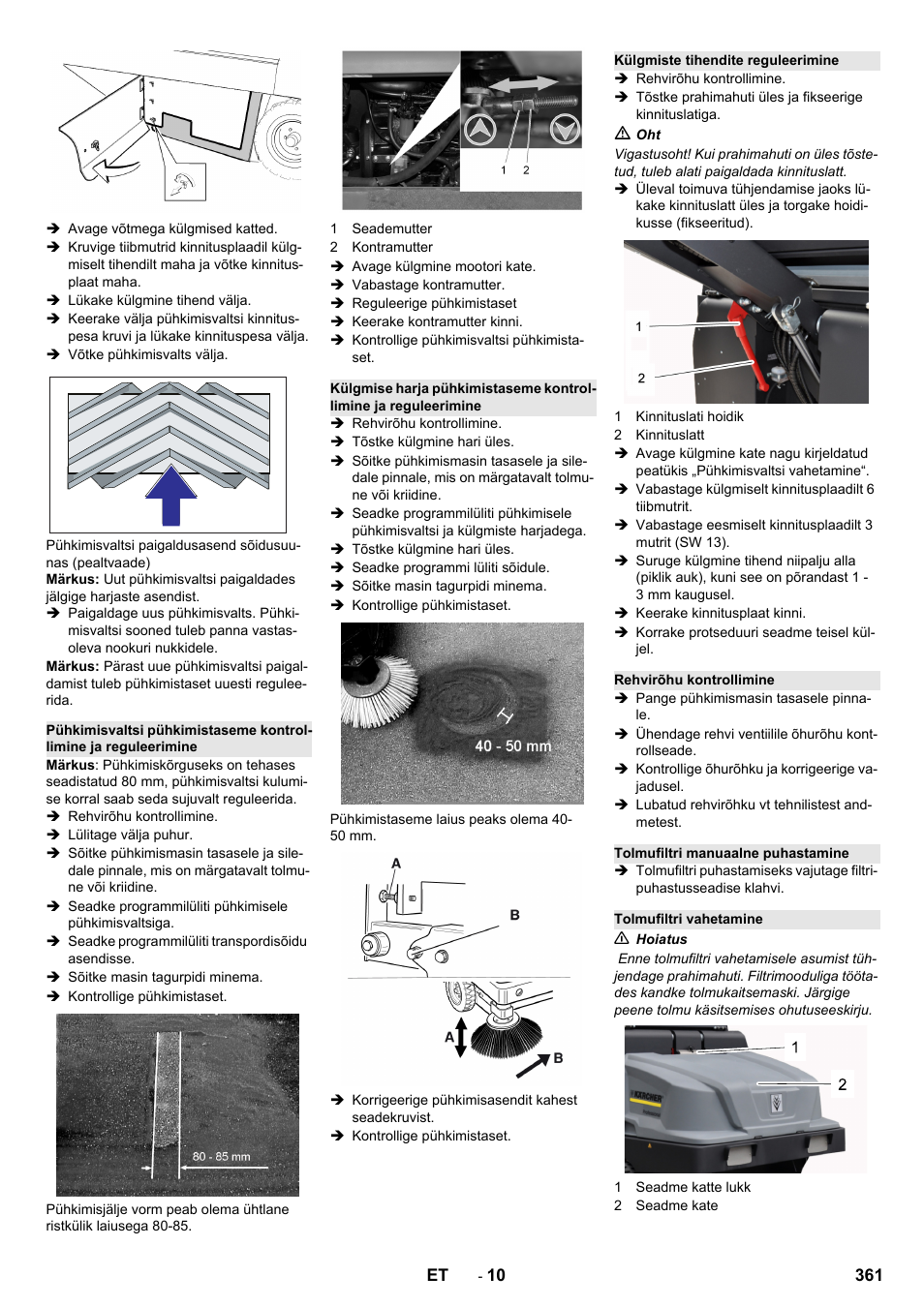 Karcher KM 130-300 R Lpg User Manual | Page 361 / 448