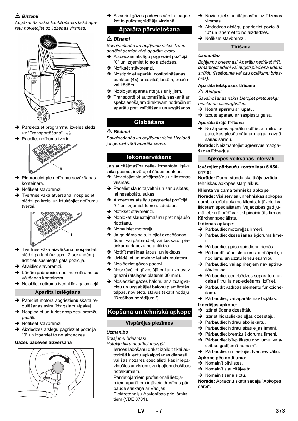 Karcher KM 130-300 R Lpg User Manual | Page 373 / 448