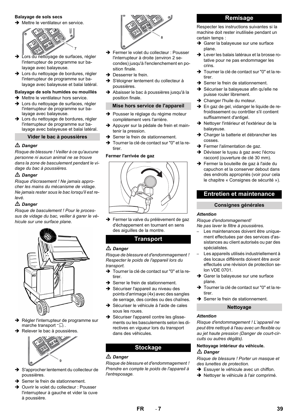 Karcher KM 130-300 R Lpg User Manual | Page 39 / 448