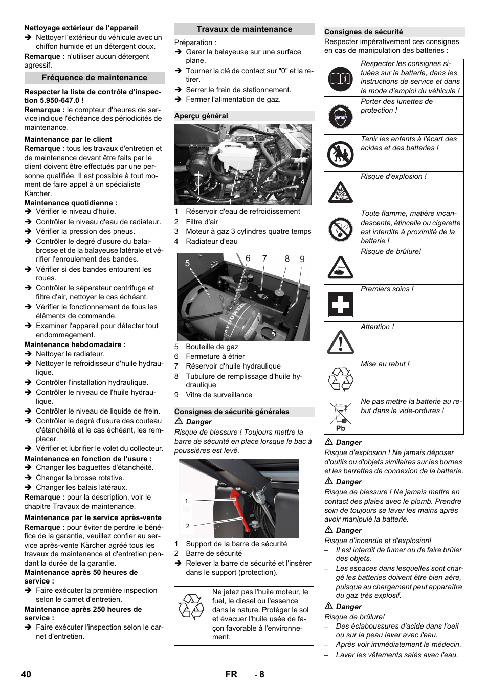 Karcher KM 130-300 R Lpg User Manual | Page 40 / 448