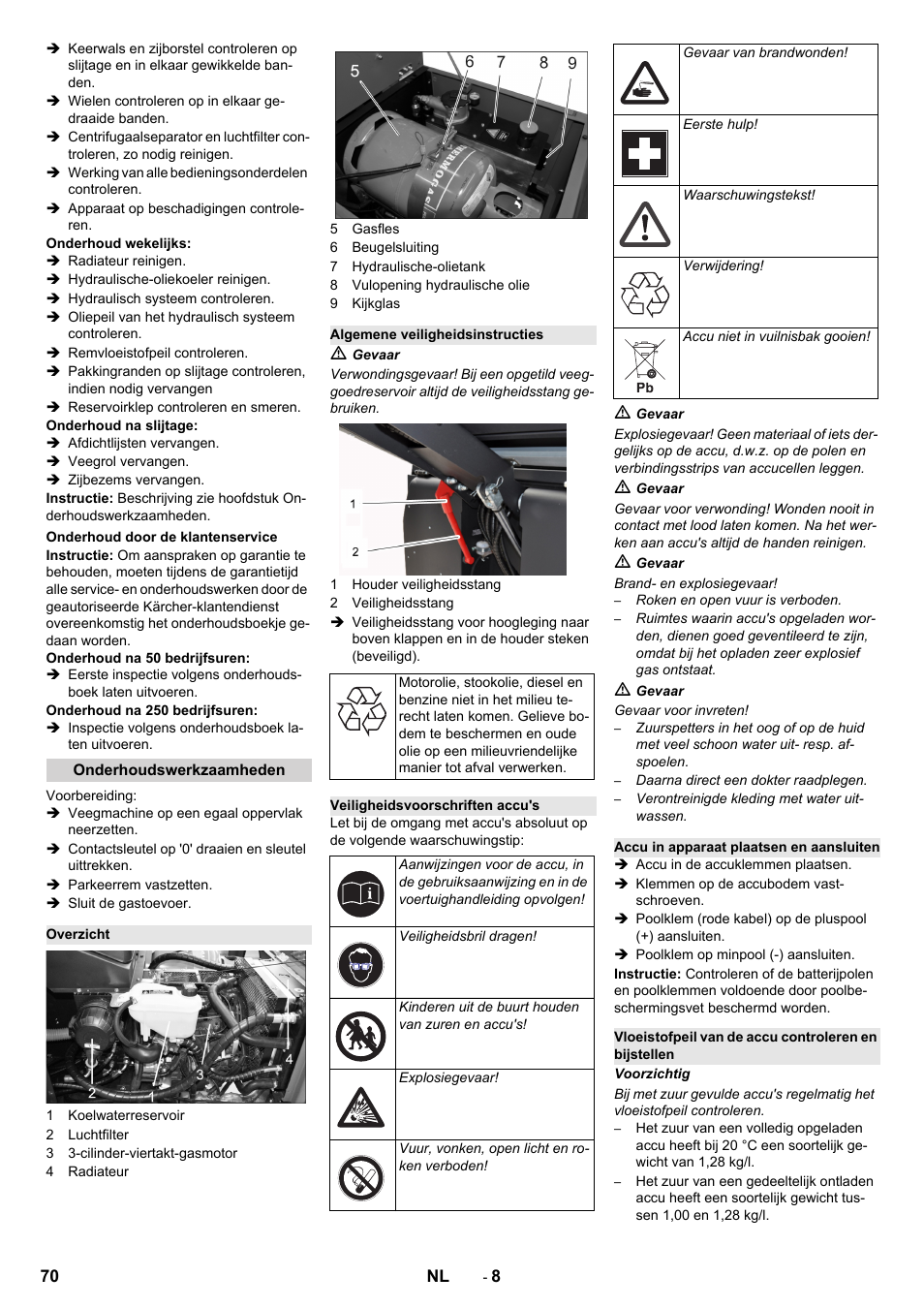 Karcher KM 130-300 R Lpg User Manual | Page 70 / 448