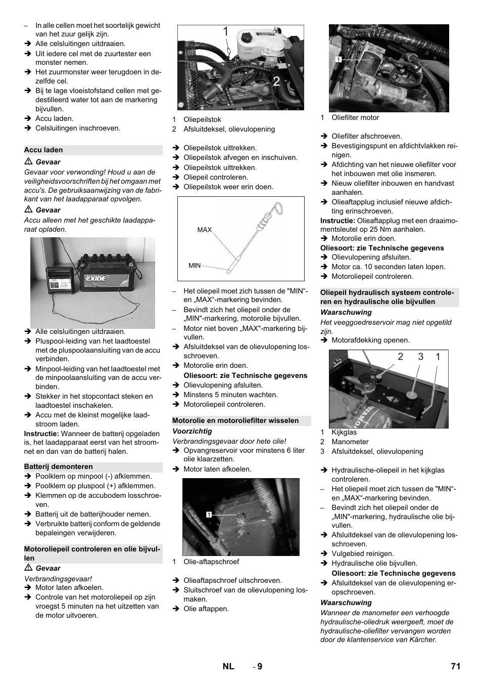 Karcher KM 130-300 R Lpg User Manual | Page 71 / 448