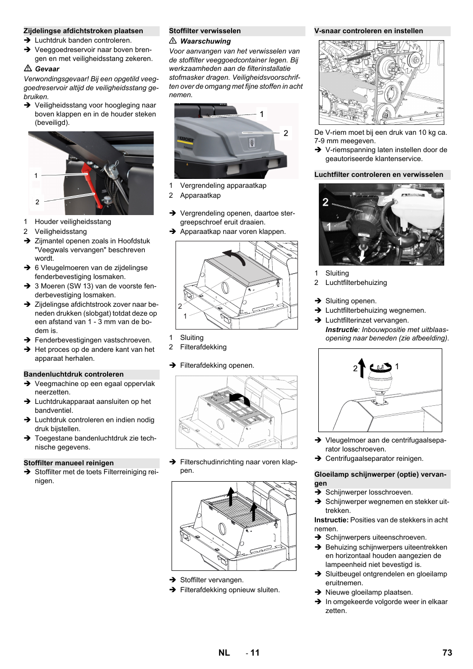 Karcher KM 130-300 R Lpg User Manual | Page 73 / 448