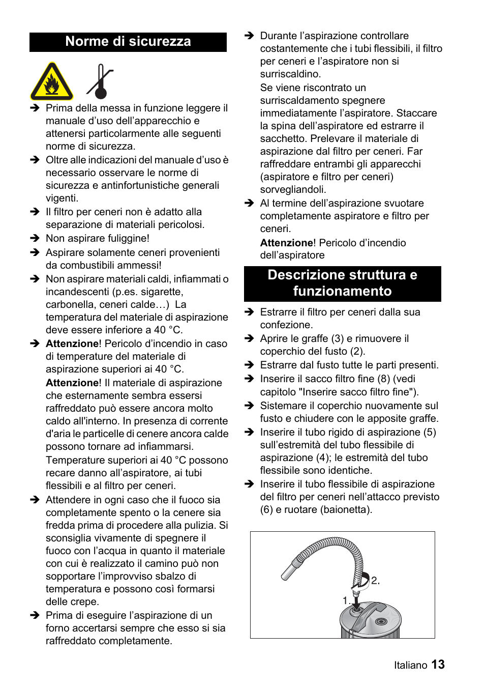 Karcher Filtr na hrubé nečistoty a popel Premium User Manual | Page 13 / 84