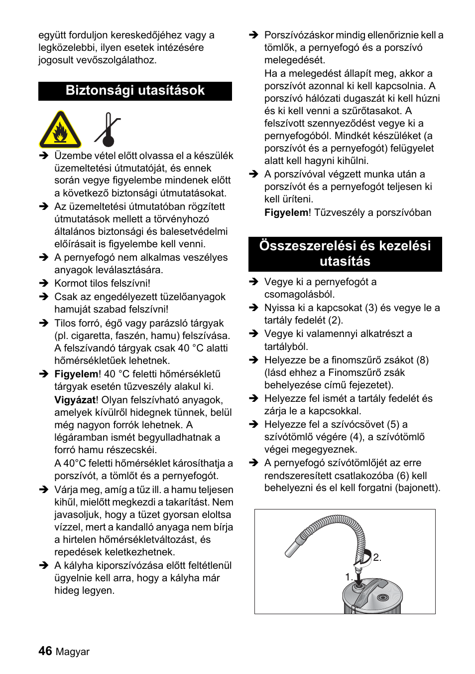 Karcher Filtr na hrubé nečistoty a popel Premium User Manual | Page 46 / 84