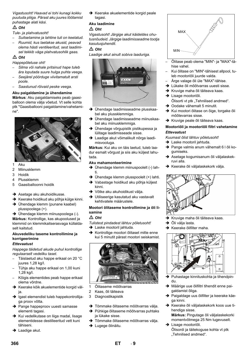 Karcher KM 170-600 R Lpg User Manual | Page 366 / 472