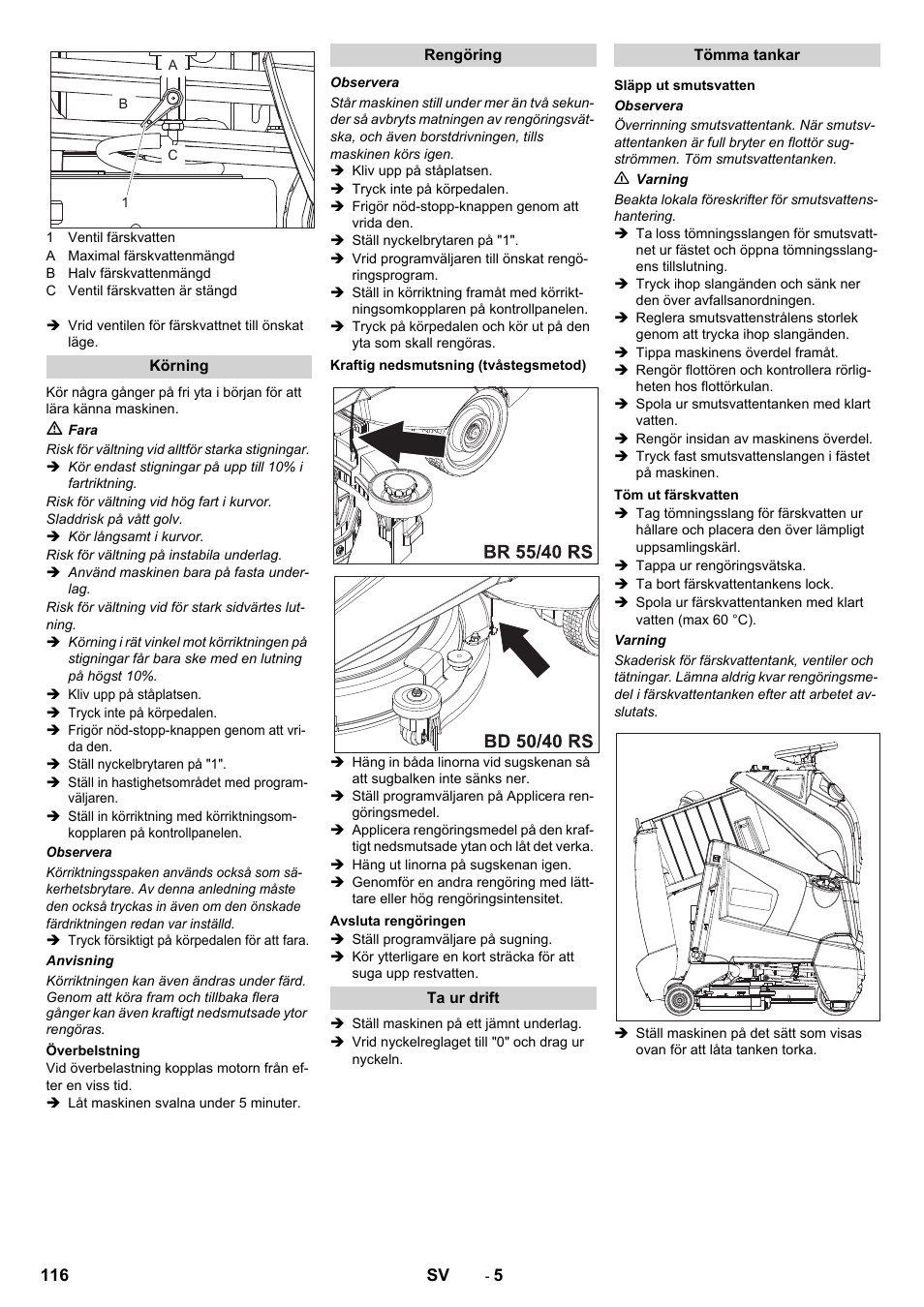 Karcher BD 50-40 RS Bp User Manual | Page 116 / 332