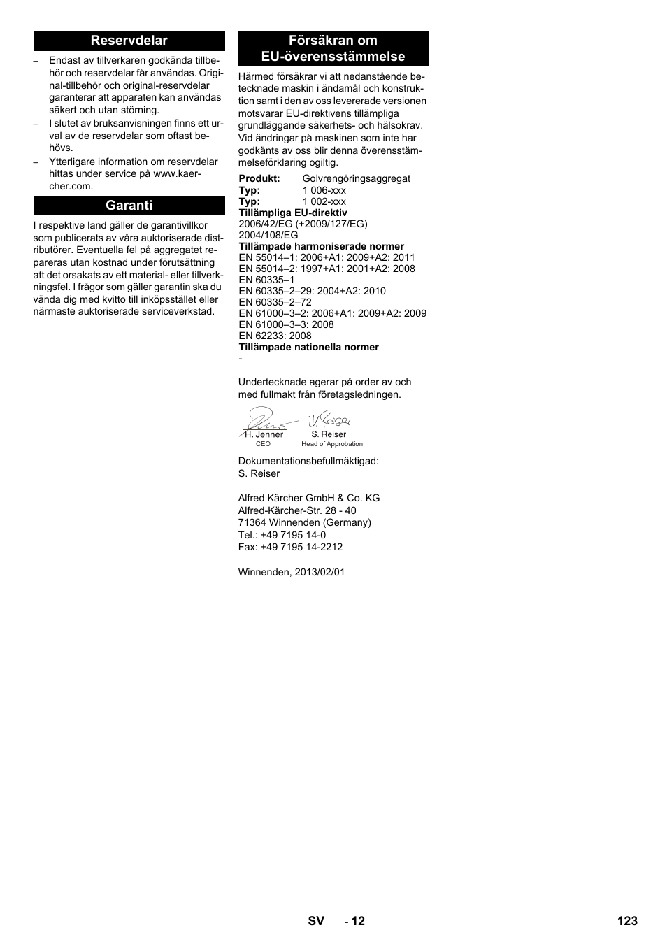 Karcher BD 50-40 RS Bp User Manual | Page 123 / 332