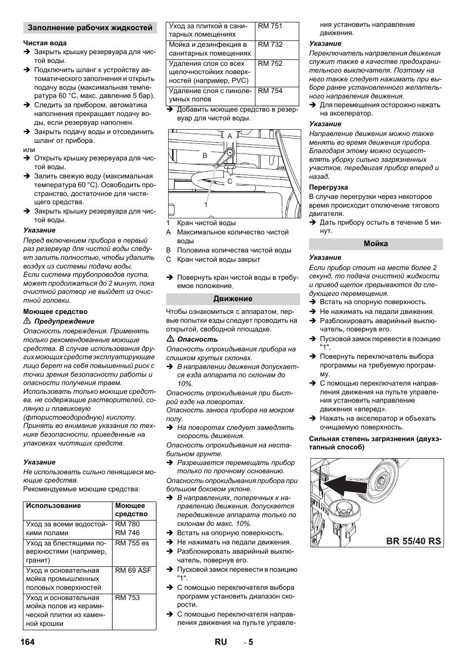Karcher BD 50-40 RS Bp User Manual | Page 164 / 332