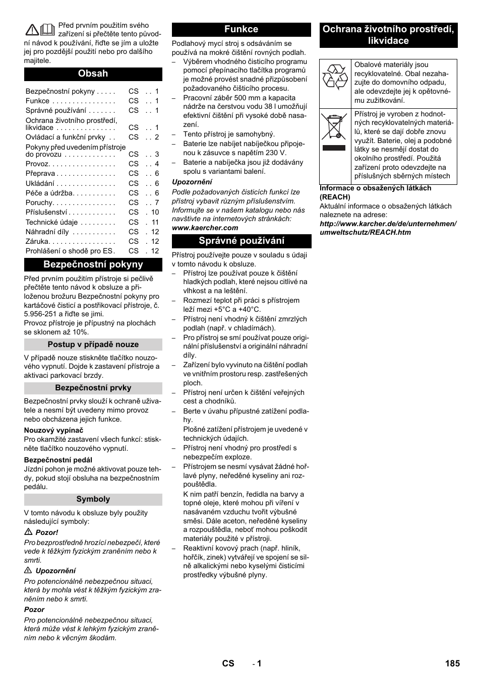 Karcher BD 50-40 RS Bp User Manual | Page 185 / 332
