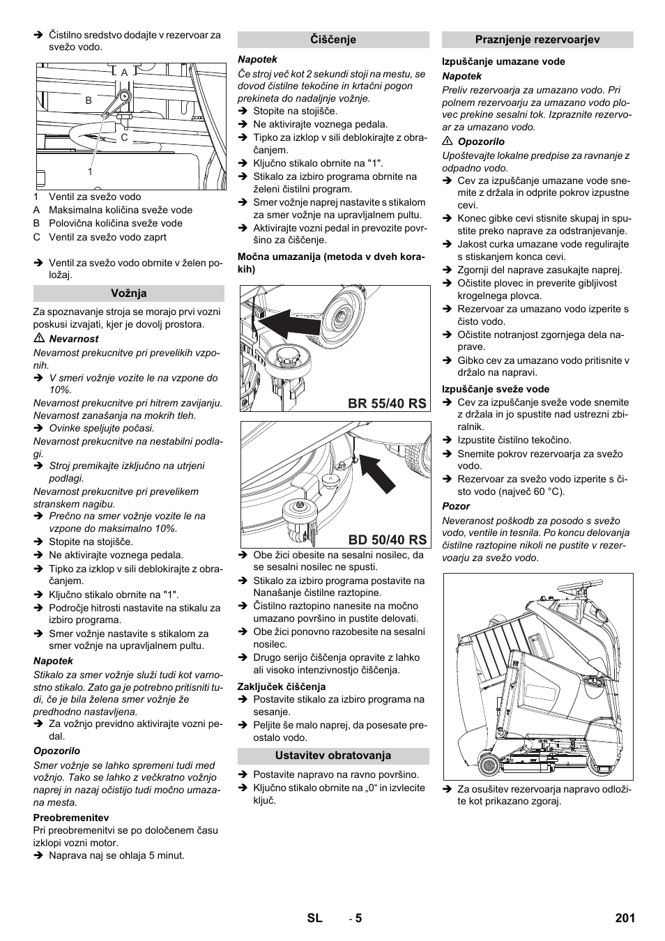 Karcher BD 50-40 RS Bp User Manual | Page 201 / 332