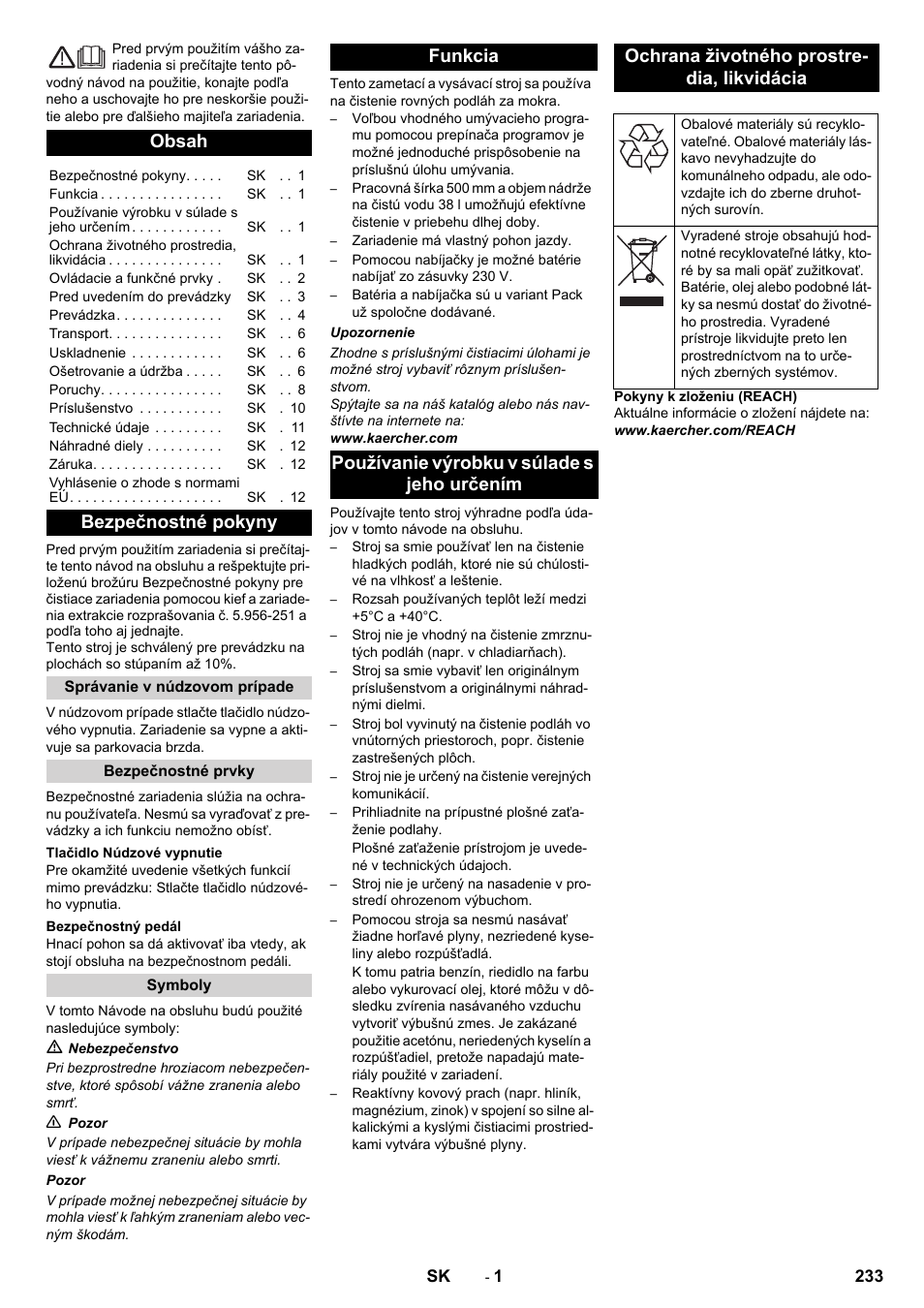 Karcher BD 50-40 RS Bp User Manual | Page 233 / 332