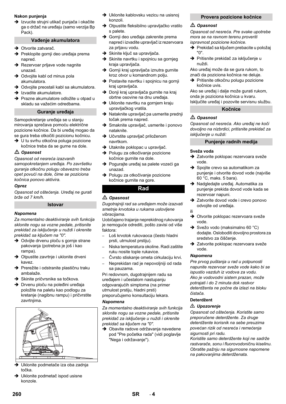 Karcher BD 50-40 RS Bp User Manual | Page 260 / 332