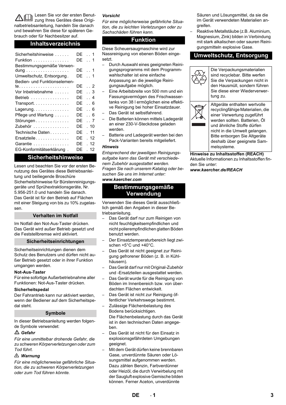 Karcher BD 50-40 RS Bp User Manual | Page 3 / 332
