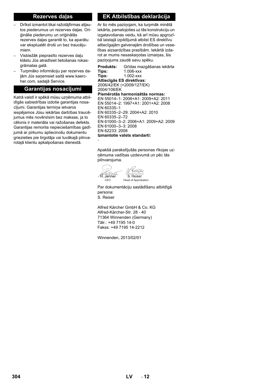 Karcher BD 50-40 RS Bp User Manual | Page 304 / 332