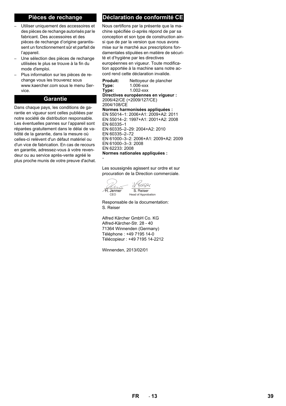 Karcher BD 50-40 RS Bp User Manual | Page 39 / 332