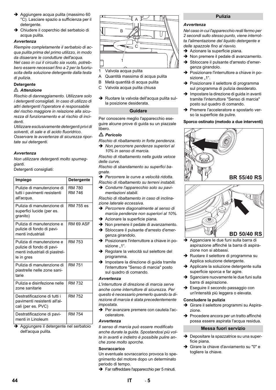 Karcher BD 50-40 RS Bp User Manual | Page 44 / 332