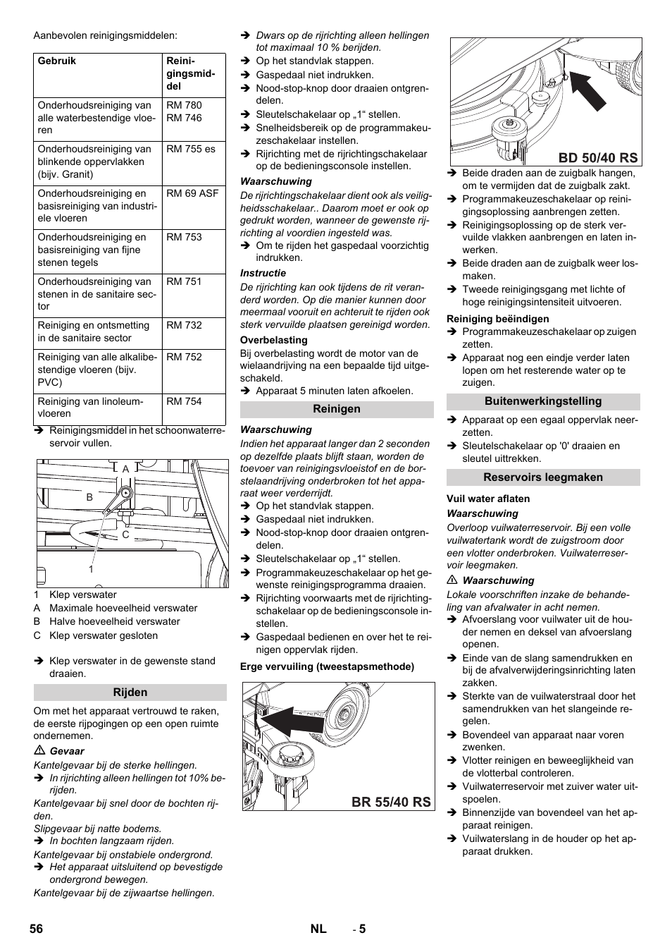 Karcher BD 50-40 RS Bp User Manual | Page 56 / 332