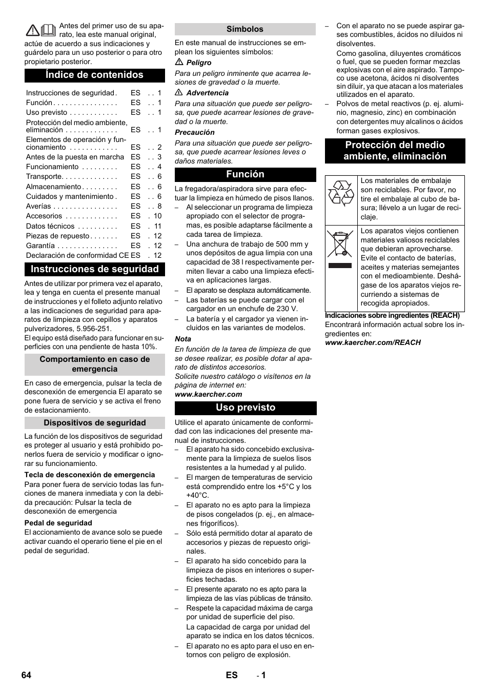 Karcher BD 50-40 RS Bp User Manual | Page 64 / 332