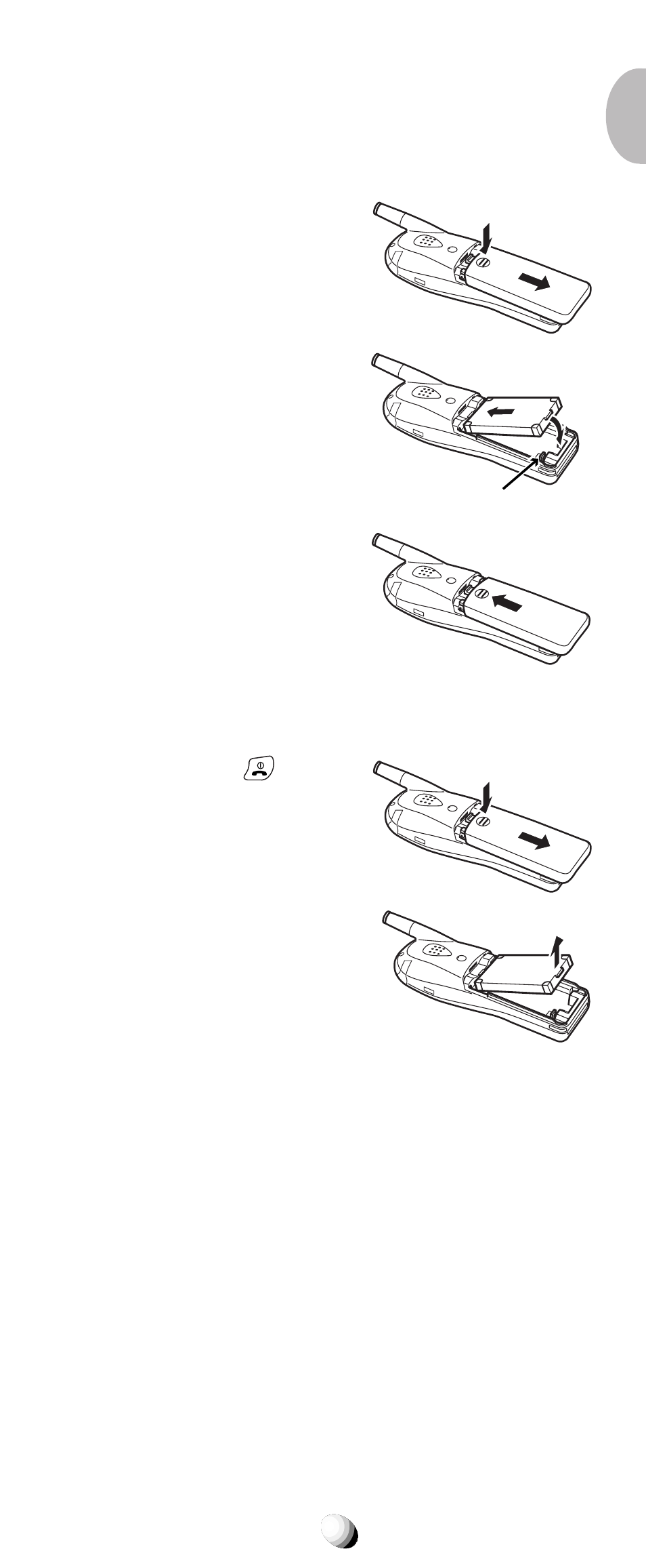 Battery functions, Attaching battery pack, Removing battery pack | Audiovox 9155-GPX User Manual | Page 19 / 107