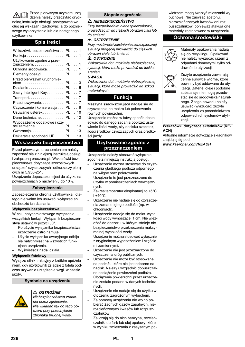 Karcher B 150 R Bp Dose User Manual | Page 226 / 376