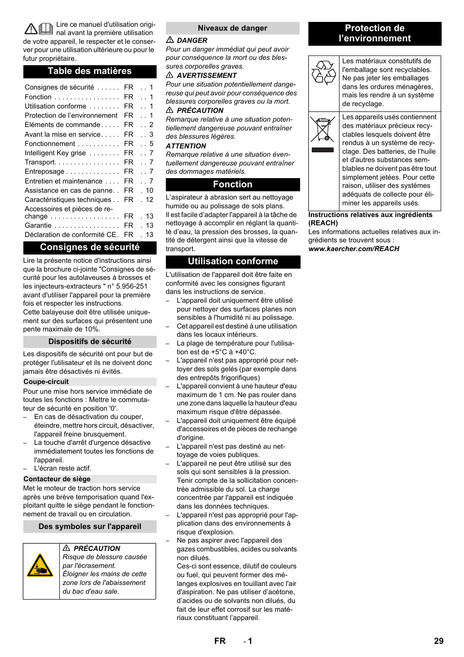 Karcher B 150 R Bp Dose User Manual | Page 29 / 376