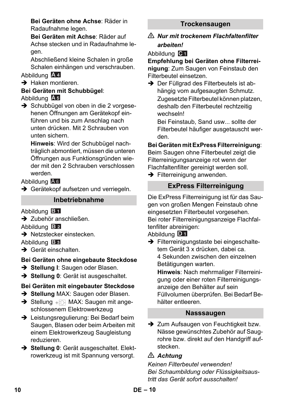 Karcher WD 7-700 P User Manual | Page 10 / 192