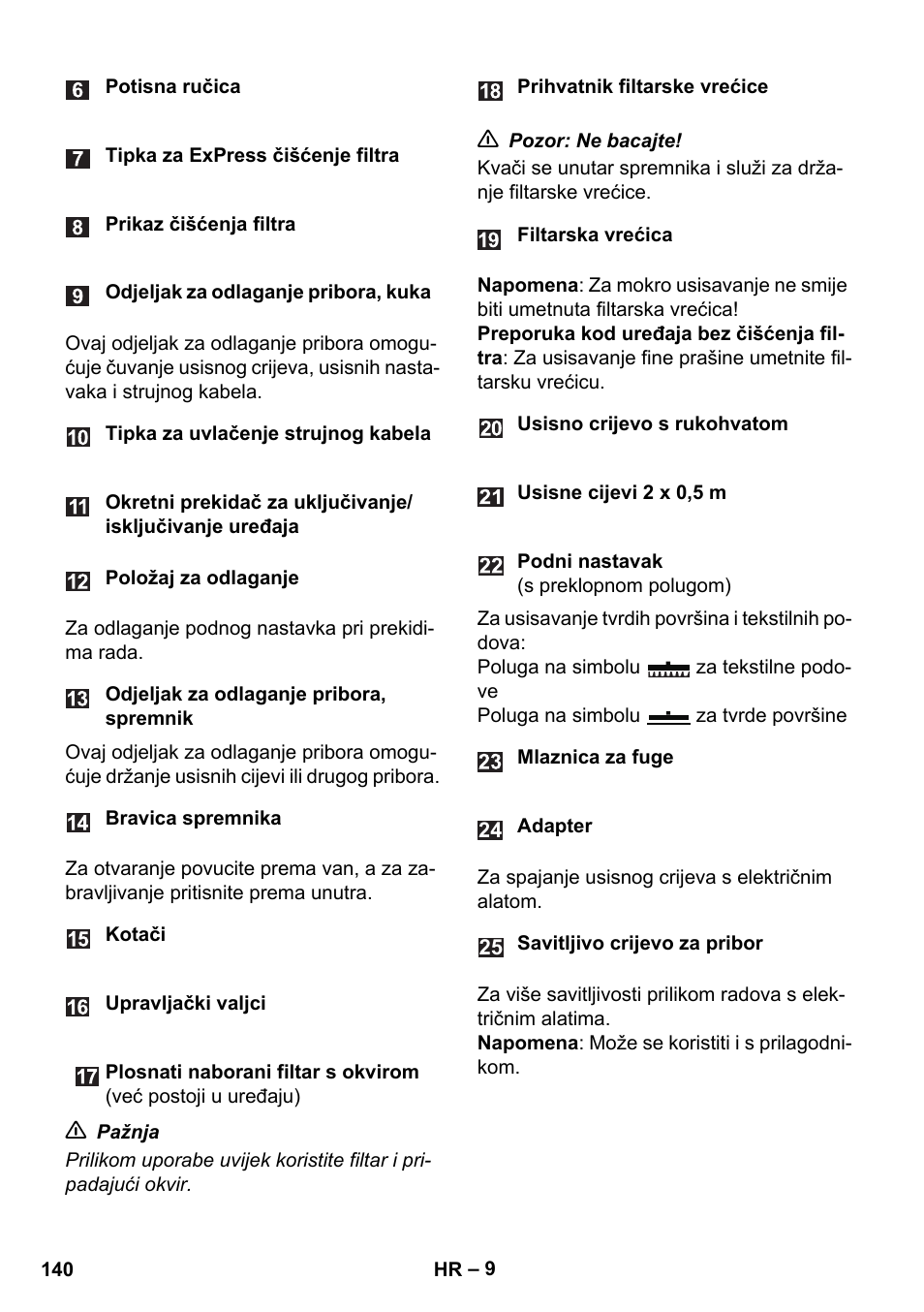 Karcher WD 7-700 P User Manual | Page 140 / 192