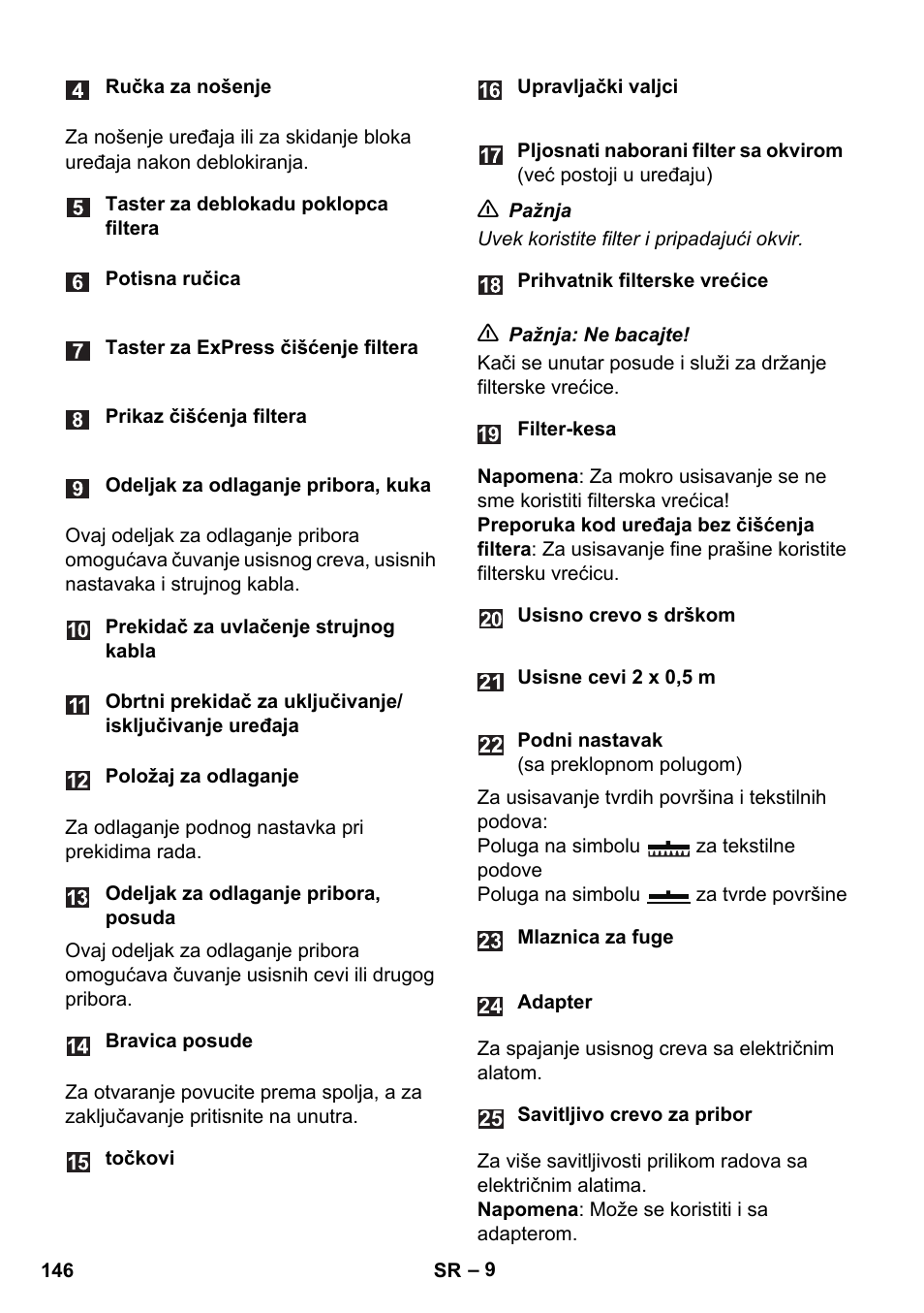 Karcher WD 7-700 P User Manual | Page 146 / 192